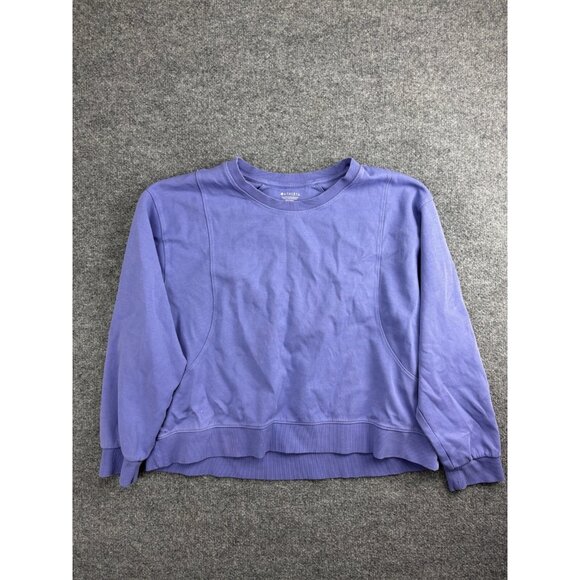 Athleta Purple Sweatshirt - Picture 1 of 8